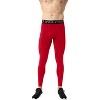 Anna-Kaci Active Men's Full Length Compression Leggings with Wide Waistband and Moisture-Wicking Stretch Fabric - 2 of 4