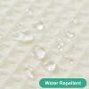LunaLulinlk Waffle Weave Fabric Shower Curtain ,Beige - 2 of 4