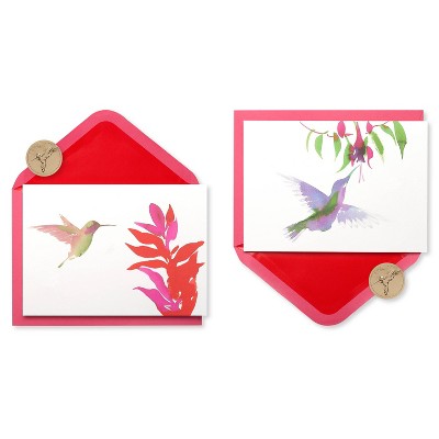 Keepsake Blank Card Hummingbirds - PAPYRUS