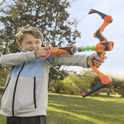 HearthSong Air Blaster Kids Safe Archery Set with Bow and 12 Soft Foam Balls