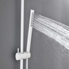 SEVOBAL Shower Faucets, Height-Adjustable Handheld Shower System with Slide Bar and Extended Hose for Versatile Bathroom, White, 30"*6.9"*4.6" - 4 of 4