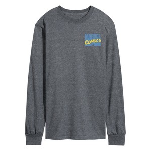 Men's - Marvel - Wolverine Grunge Long Sleeve Graphic T-Shirt - 1 of 4