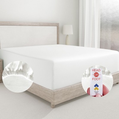 Ivory California King Cotton Sateen Deep Pocket Sheet Set