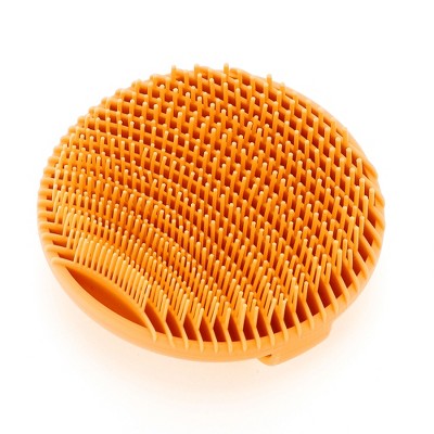 Unique Bargains Round Shape Bath Brush for Bathroom 4.02" 1 Pc