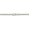 Black Bow Jewelry 2.5mm Sterling Silver, Diamond Cut Solid Spiga Chain Necklace - 4 of 4