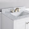 PROOX 60 in. W Marble Vanity Backsplash in White Carrara - 3 of 4