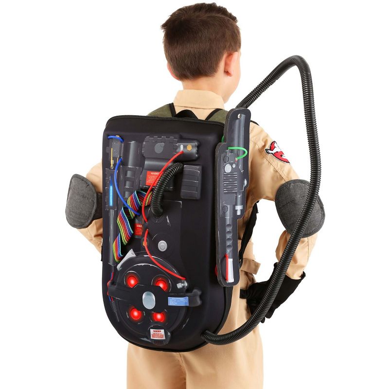 HalloweenCostumes.com    Ghostbusters Cosplay Proton Pack with Wand for Kids, Black/Red/Blue, 1 of 11