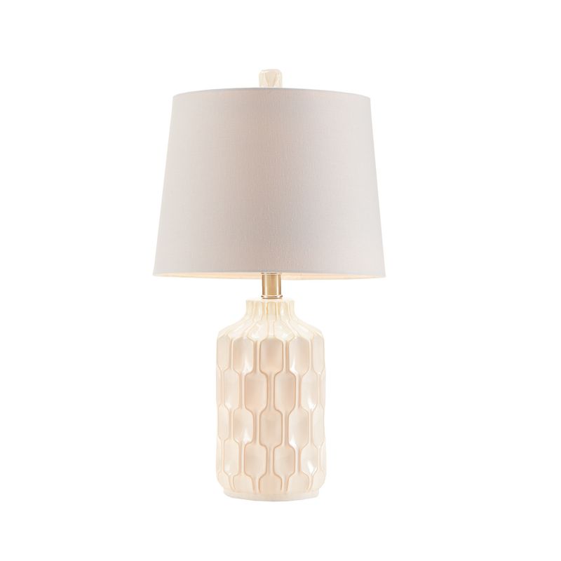 22&#34; Contour Table Lamp Ivory, 3 of 13