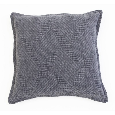 18"x18" Rhea Woven Cotton Square Throw Pillow - Decor Therapy