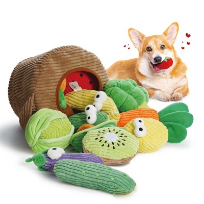 Nocciola 15 Pack Grocery Bag Crinkle Dog Squeaky Toys,Christmas gift,Plush Dog Toys for Aggressive Chewers,Stuffed Dog Chew Toys for Small Medium Dogs