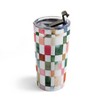 Ninola Design Watercolor Checker Yuletide 20 oz Stainless Steel Travel Mug - Deny Designs - 2 of 4