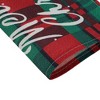 Unique Bargains Christmas Place Mats Linen Red Green White 13"x17.7" 2Pcs - 4 of 4