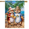 Briarwood Lane Summer House Flag 40x28 For Outdoor Summer Chipmunks For Summer House Flag - 2 of 3