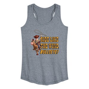 Women's - Disney - Ride Like The Wind Graphic Racerback Tank - 1 of 4