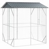 vidaXL Bird Cage Anthracite 215 x 208 x 247 cm Galvanized Steel - 3 of 4