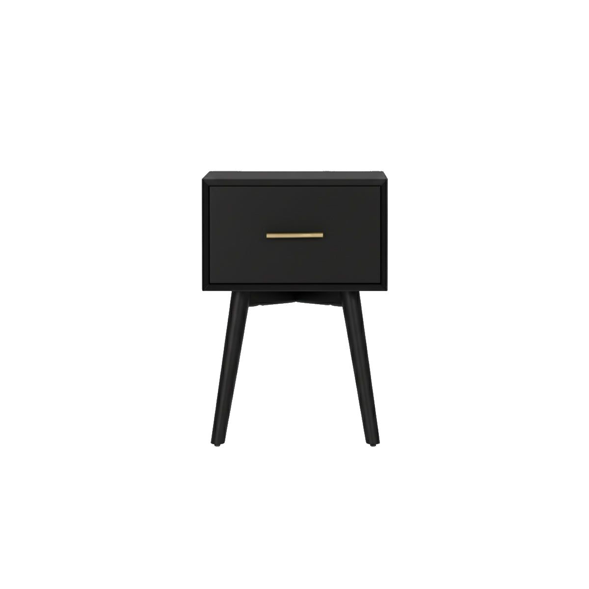 Flynn Mid-Century End Table in Black | Alpine Furniture - thumbnail 2