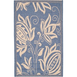 Courtyard CY2961 UV & Stain Resistant Non-Shedding Power Loomed Indoor/Outdoor Rugs - Safavieh - 1 of 4