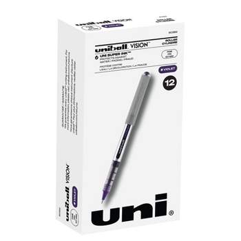 uni-ball Vision Rollerball Pens Fine Point Purple Ink Dozen (SAN60382)