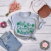 Womens Let The Shenanigans Begin Funny Saint Patricks Day Saying T-Shirt Clover - Crazy Dog Women's T Shirt - 3 of 4