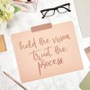Paper Junkie 12 Pack Decorative File Folders, Letter Size for Women, Cute Earth Tone Aesthetic Office Supplies with Inspirational Sayings - 2 of 4