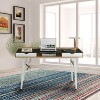 Modern Design Computer Desk With Storage Sand Stone - Techni Mobili : Target