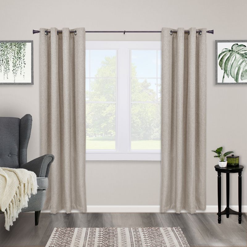 Kenney Nile 3/4" Standard Decorative Window Curtain Rod, 3 of 5