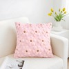 REGALWOVEN Daisy Flower Farmhouse Soft Modern Throw Pillow Covers for Sofa Holliday Home Decor 18 x 18 Inch 2 Pcs - 2 of 4