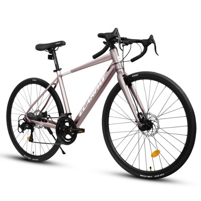 Road Bicycles, Road Bike, 16-Speed Outdoor Bike Disc Brakes, Light Weight Aluminum Frame ,Racing Bike City Commuting Road Bicycle M Size Men Women