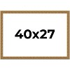 PosterPalooza | Sculpted Black Picture Frame - UV Acrylic, Backing Board, Hanging Hardware Included - 2 of 4