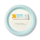 Blue Dotted Disposable Plate 10" - 24ct - up & up™
