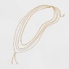 Pearl and Chain Multi-Strand Necklac - A New Day™ Gold: Nickel-Free Metal, Lobster Claw Clasp, 24" Length - 3 of 4