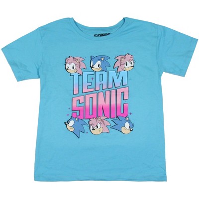 Sonic the Hedgehog Girl's Sonic Amy Rose Kids Short-Sleeve T-Shirt