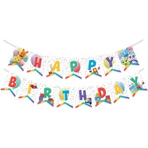 Treasures Gifted Word Party Banner - Word Party Birthday Supplies - 1 of 4