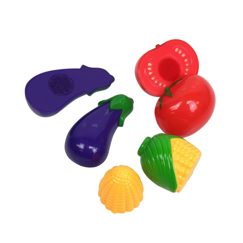 Insten 10 Piece Play Food Vegetables, Pretend Cutting for Toddlers and Kids, 3 of 6