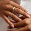 Pure Collection by Ross-Simons 0.25 ct. t.w. Scattered Lab-Grown Diamond Ring in 18kt Gold Vermeil - 2 of 4