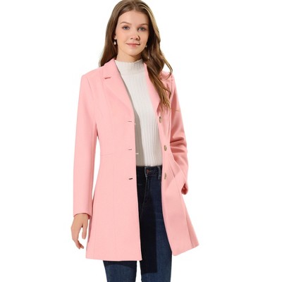 Womens best sale pink coat