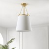 Valor 12" Pendant - PND4133 - Gold/White - Safavieh - 3 of 4