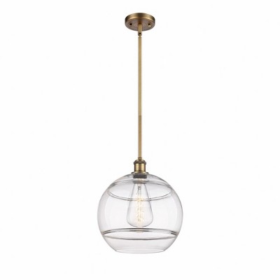 Rochester - 1 Light Stem Hung Mini Pendant In Industrial Style-13.38 Inches Tall and 12 Inches Wide