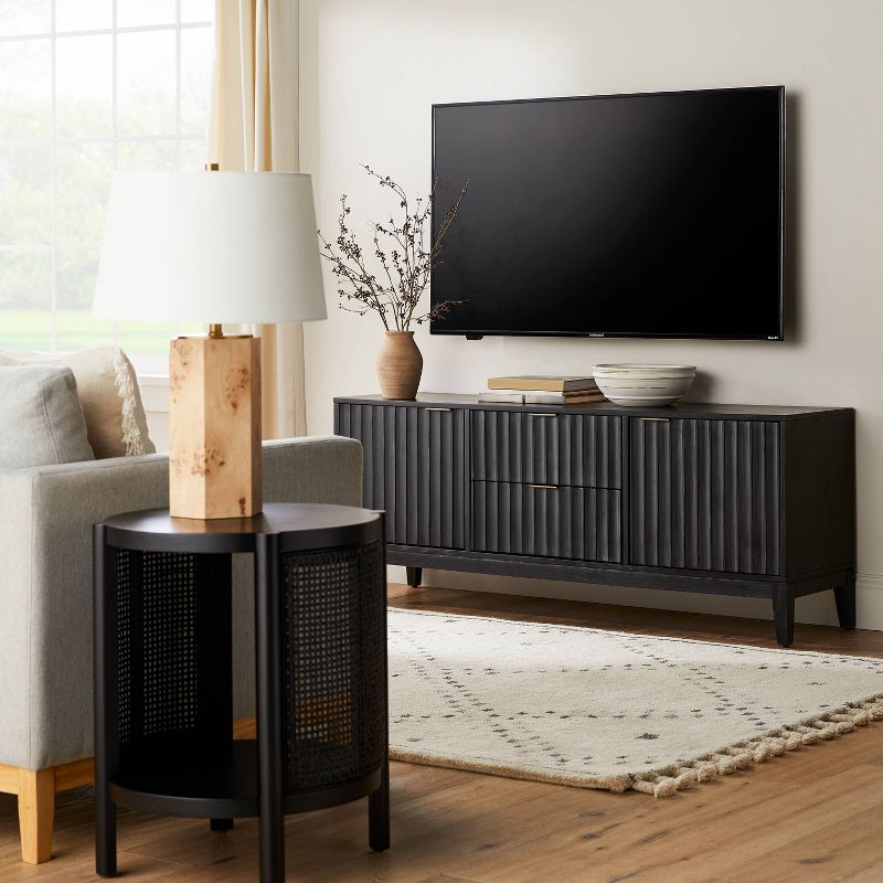 Thousand Oaks Wood Scalloped TV Stand for TVs up to 60" - Threshold™ designed with Studio McGee, 3 of 14