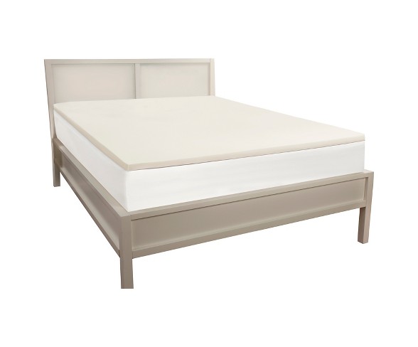 Comfort Revolution 1.5" Memory Foam Topper - White (Twin)