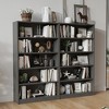 Lyngins Modern 5-Tier Bookshelves,60 Inches Tall Adjustable Shelves Office Bookcases,Wood Tip-over Resistant Bookcases for Bedroom,Living Room - 2 of 4