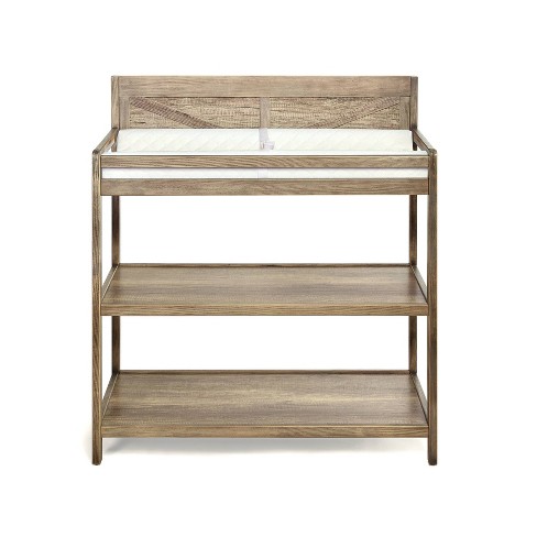 Oak baby changing clearance table