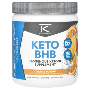 KetoLogic Keto BHB, Orange Mango, 8.9 oz (249 g) - 1 of 2