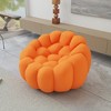WJSHome Single Bubble Couches for Living Room, Memory Foam Round Bubble Sofa, 3D Honeycomb Shape Curved Sofas for Living Room, Small Space - 2 of 4