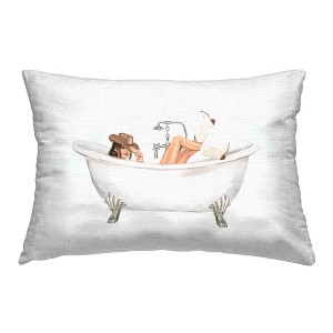 Stupell Industries Cowgirl in Bathtub - 1 of 3