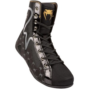 Venum Elite Evo Monogram Boxing Shoes - Black - 1 of 2