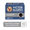 Victor Allen's Coffee Italian Roast, Dark Roast, 42 Count, Single Serve Coffee Pods for Keurig K-Cup Brewers - 3 of 4