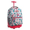 J World Sunrise 18" Rolling Backpack - image 2 of 4