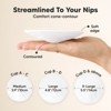 KeaBabies 14pk Organic Nursing Pads, Washable Breast Pads for Breastfeeding, Reusable Nipple Pads, Breastfeeding Essentials - 4 of 4