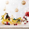 COZONY Christmas Decorations Reindeer Sleigh Set, Metal Frame Festive Centerpiece for Indoor Holiday Display - 4 of 4